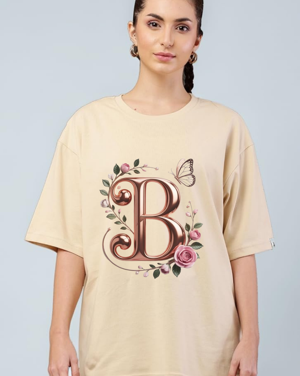 Signature Floral Initial Tee