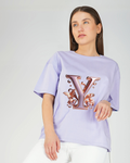 Floral Grace Letter Tee