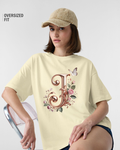 Elegant Letter Bloom Tee
