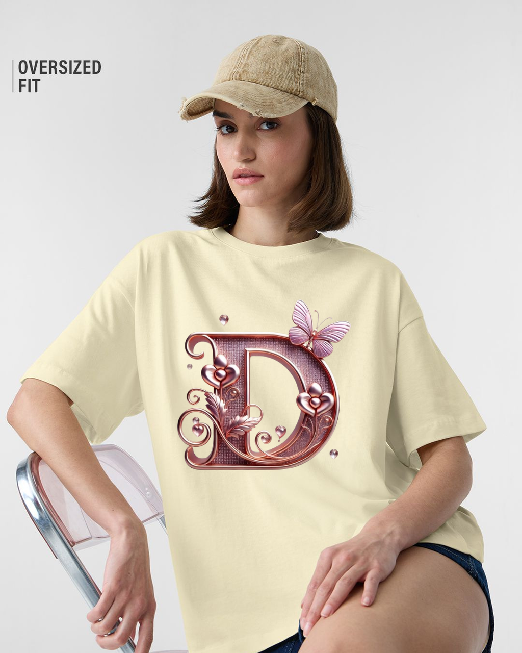 Luxury Petal Monogram Tee