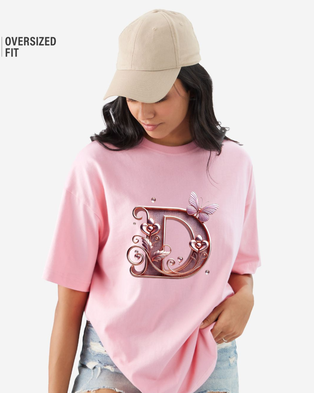 Luxury Petal Monogram Tee