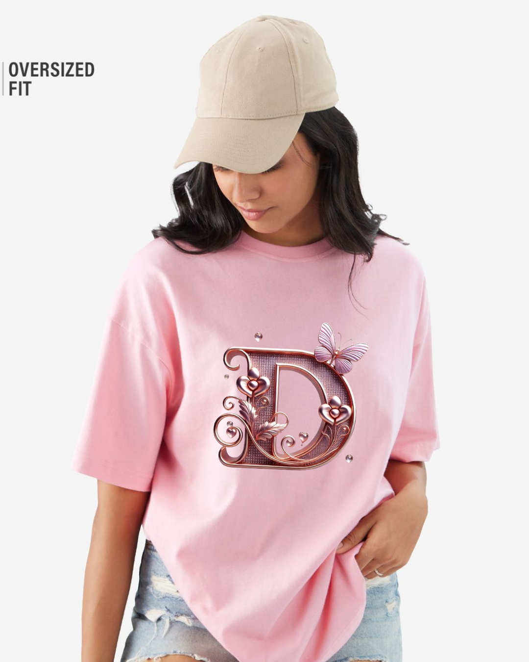Luxury Petal Monogram Tee