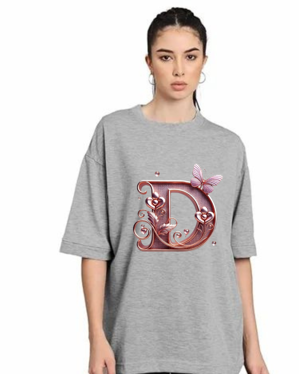 Luxury Petal Monogram Tee