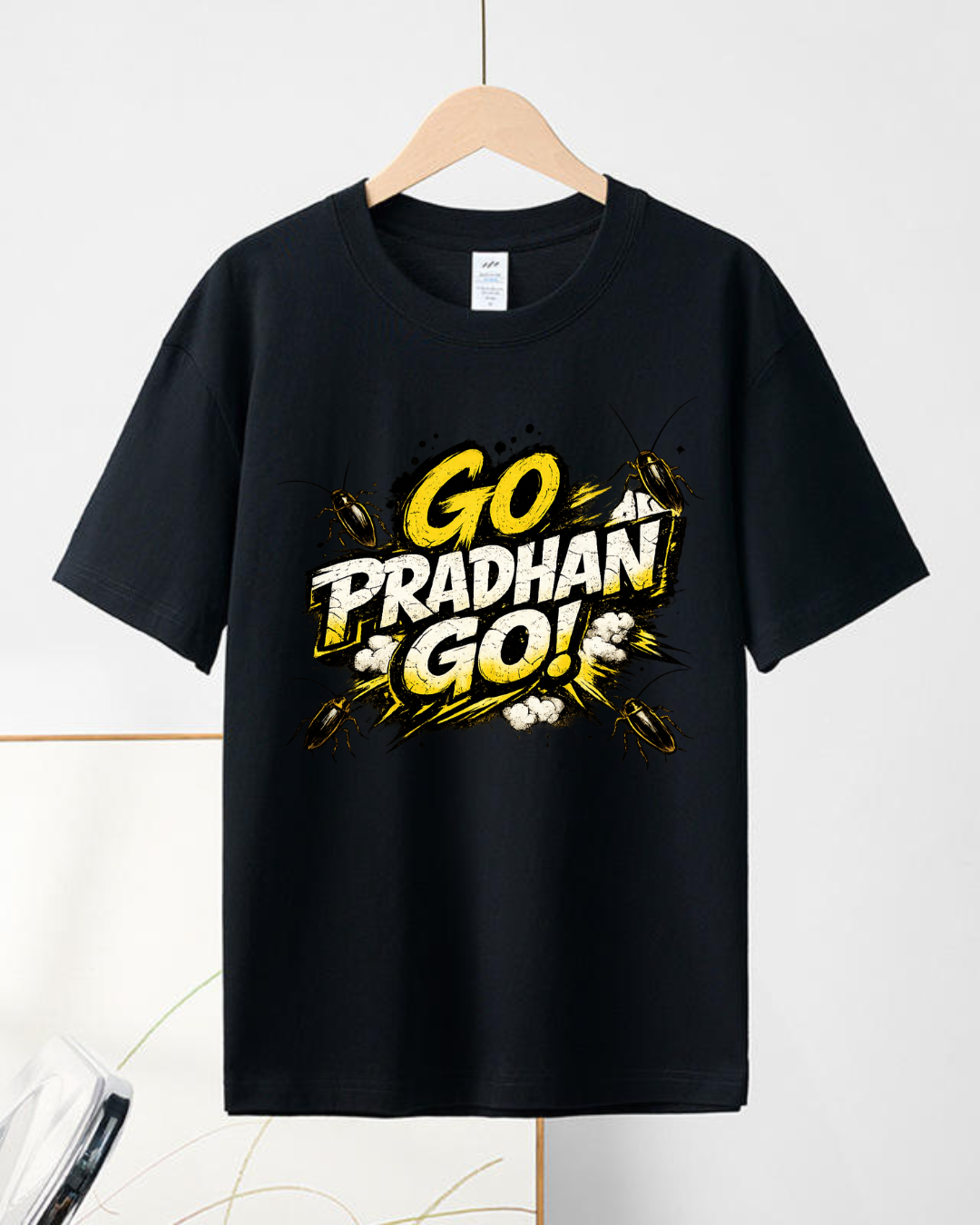 "Go Pradhan Go!" Graphic Tee 🐞⚡
