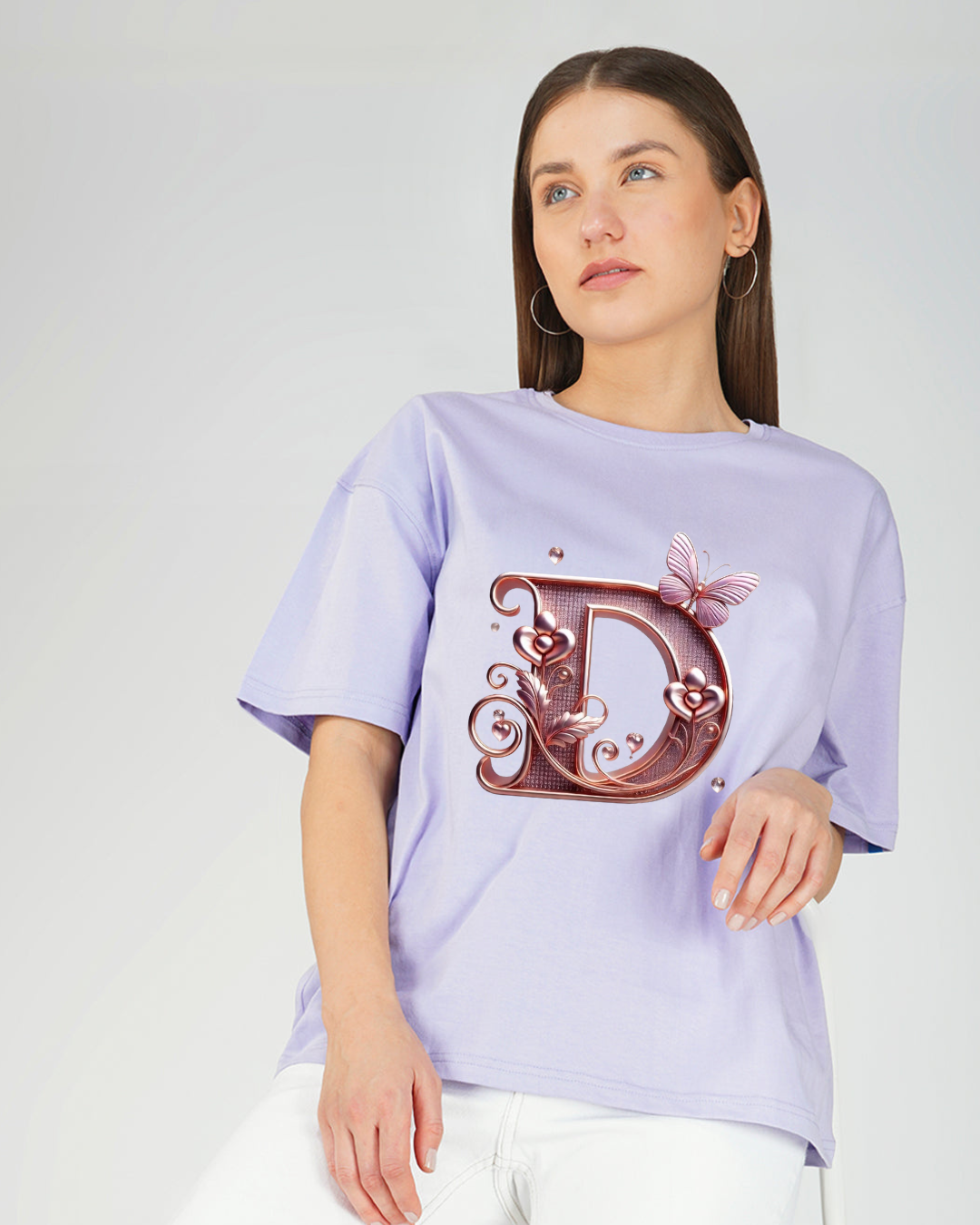 Luxury Petal Monogram Tee