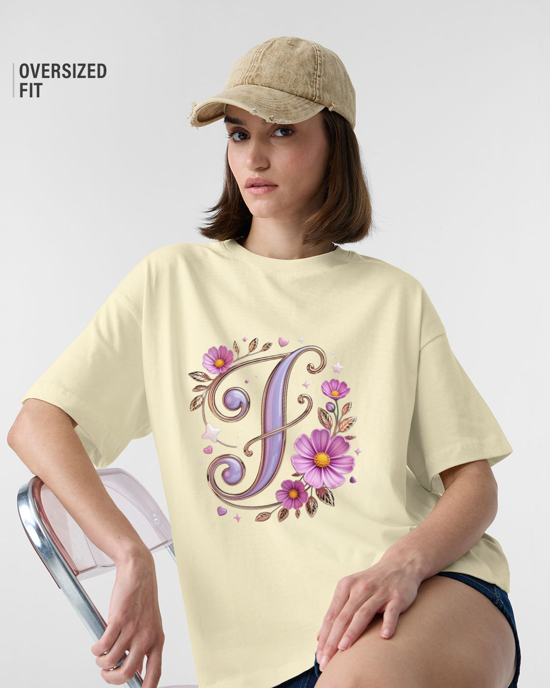 Signature Petal Letter Tee