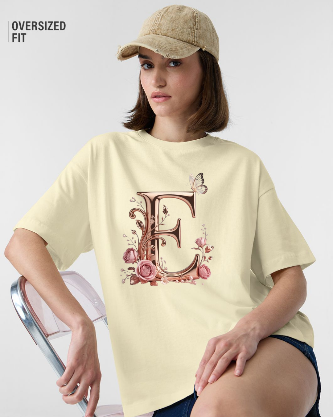 Luxury Floral Monogram Tee