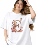 Luxury Floral Monogram Tee