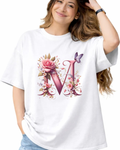 Timeless Petal Monogram Tee