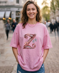 Personalized Bloom Initial Tee